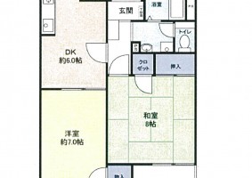 ニュー四谷ハウス　間取り